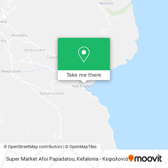 Super Market Afoi Papadatou map