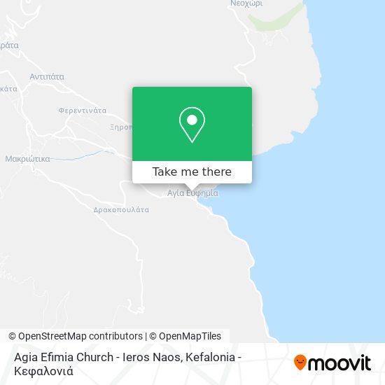 Agia Efimia Church - Ieros Naos map
