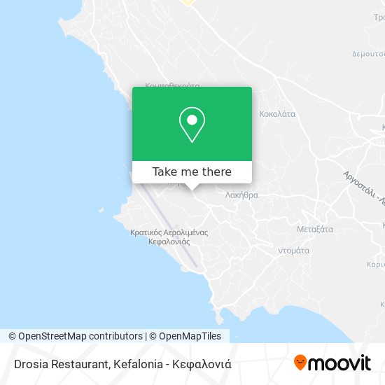 Drosia Restaurant map