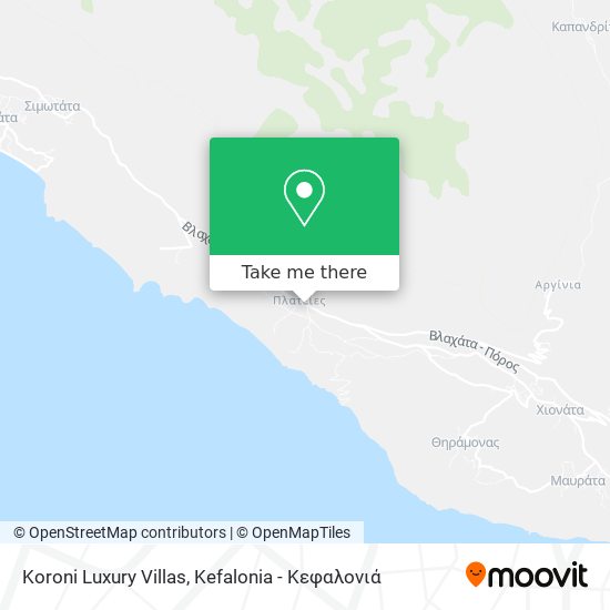 Koroni Luxury Villas map