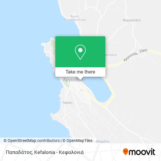 Παπαδάτος map