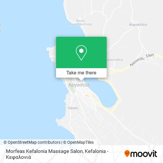 Morfeas Kefalonia Massage Salon map