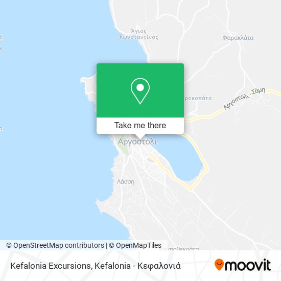 Kefalonia Excursions map