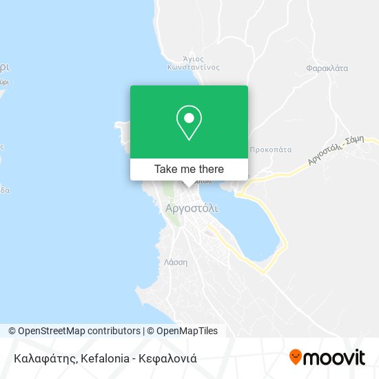 Καλαφάτης map