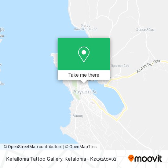 Kefallonia Tattoo Gallery map