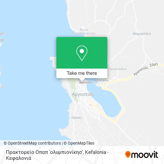 Πρακτορείο Οπαπ 'ολυμπιονίκησ' map