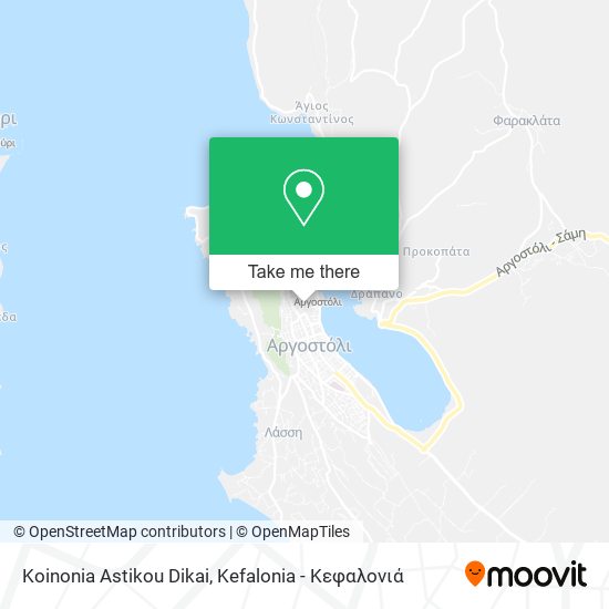 Koinonia Astikou Dikai map