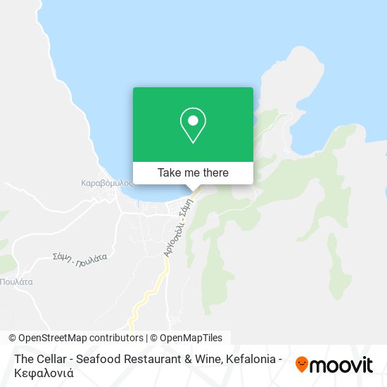 The Cellar - Seafood Restaurant & Wine map