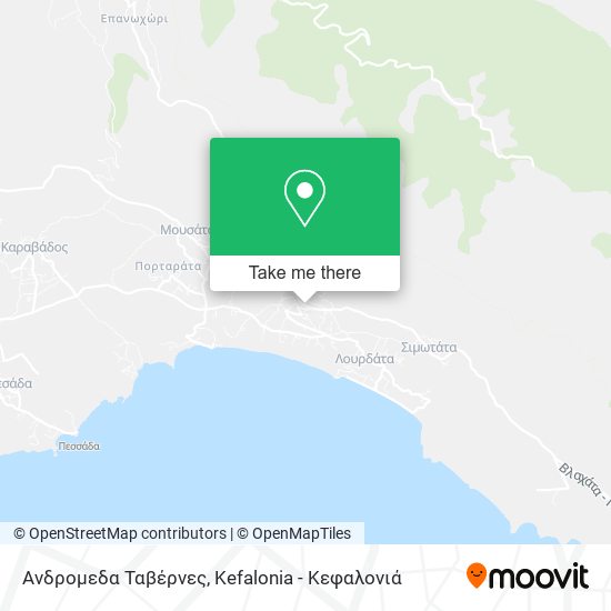 Ανδρομεδα Ταβέρνες map