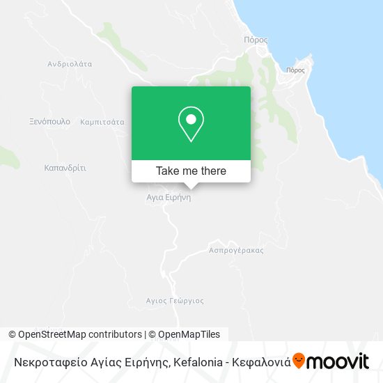 Νεκροταφείο Αγίας Ειρήνης map