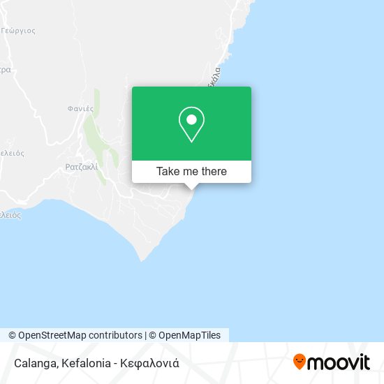 Calanga map