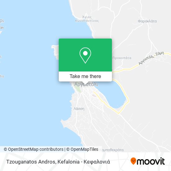 Tzouganatos Andros map