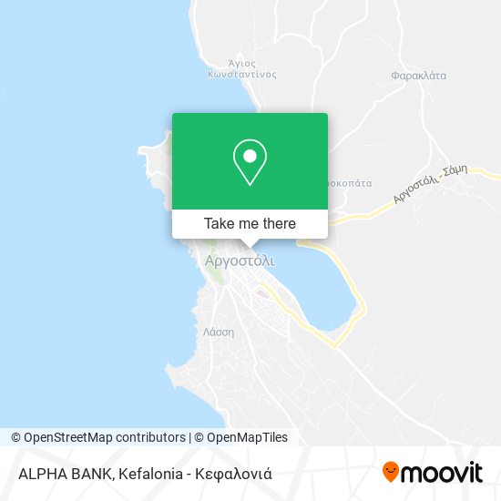ALPHA BANK map