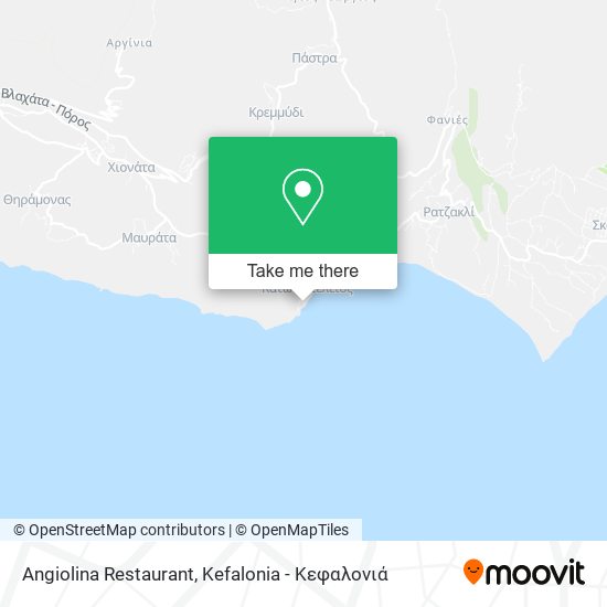 Angiolina Restaurant map