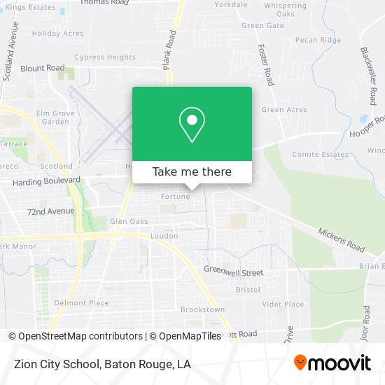 Zion City School map
