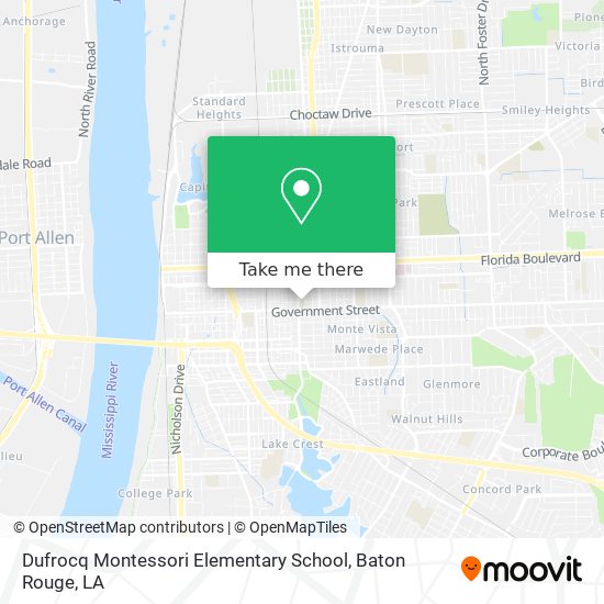 Dufrocq Montessori Elementary School map