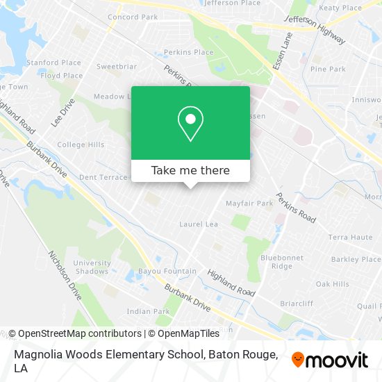 Magnolia Woods Elementary School map