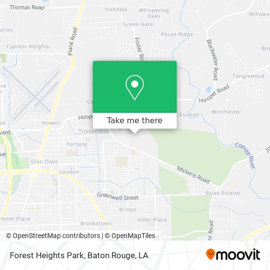 Forest Heights Park map