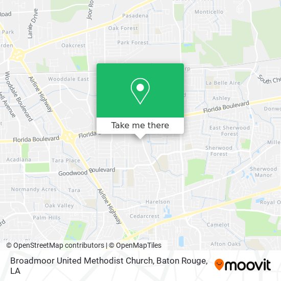 Mapa de Broadmoor United Methodist Church