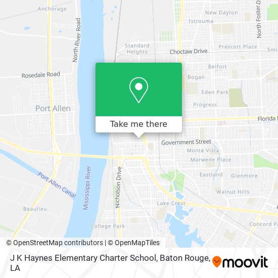 Mapa de J K Haynes Elementary Charter School