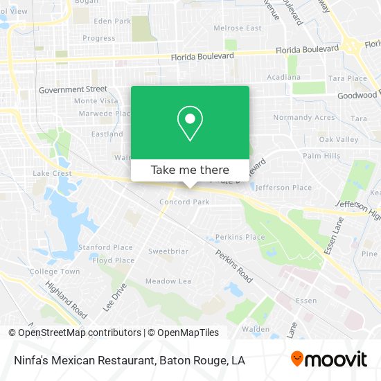Mapa de Ninfa's Mexican Restaurant