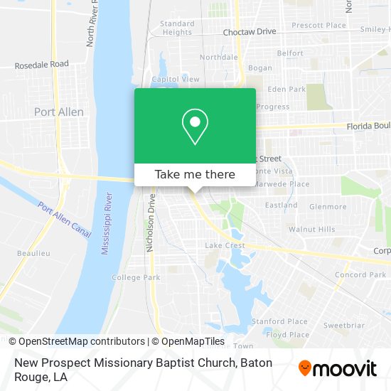 New Prospect Missionary Baptist Church map