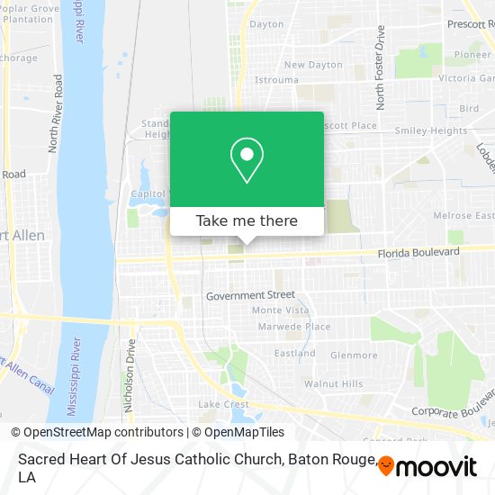 Sacred Heart Of Jesus Catholic Church map