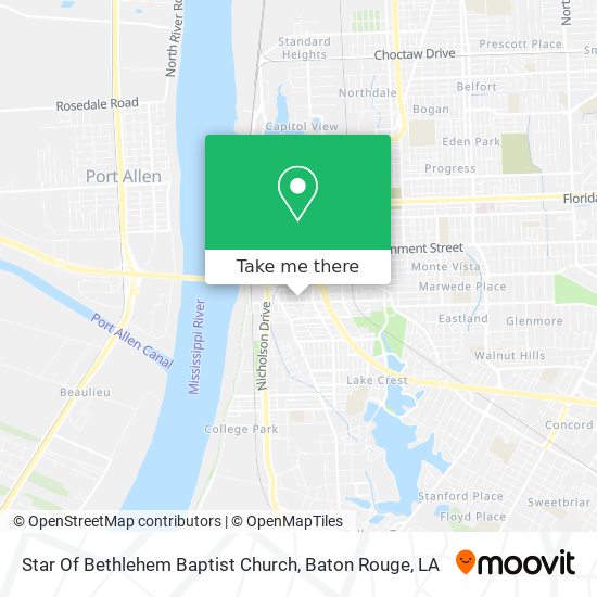 Mapa de Star Of Bethlehem Baptist Church