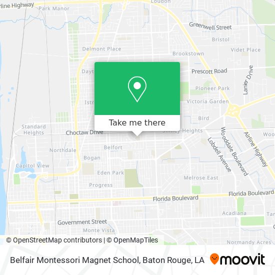 Mapa de Belfair Montessori Magnet School