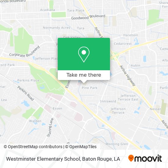 Mapa de Westminster Elementary School