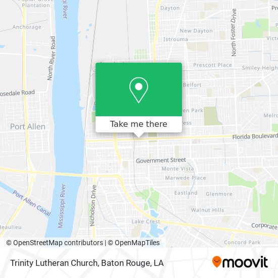 Trinity Lutheran Church map