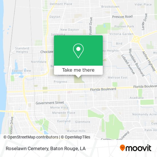Roselawn Cemetery map