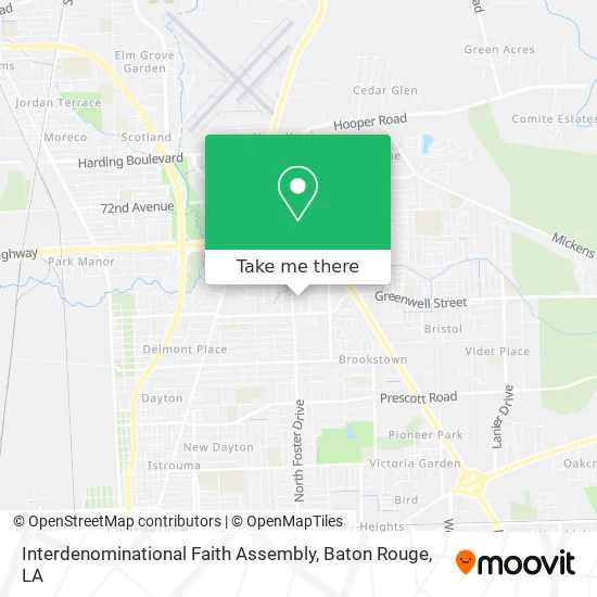 Mapa de Interdenominational Faith Assembly
