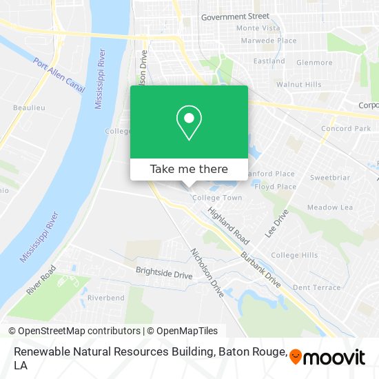 Renewable Natural Resources Building map