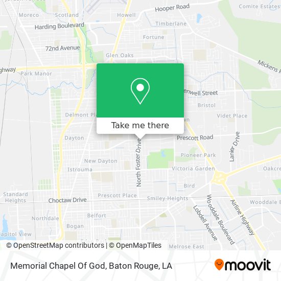 Memorial Chapel Of God map