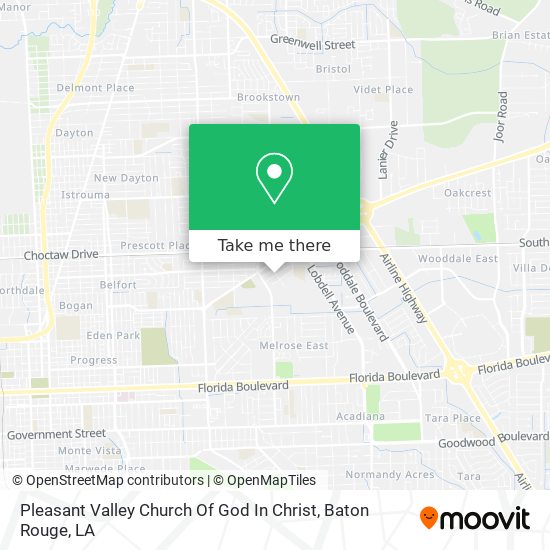 Pleasant Valley Church Of God In Christ map