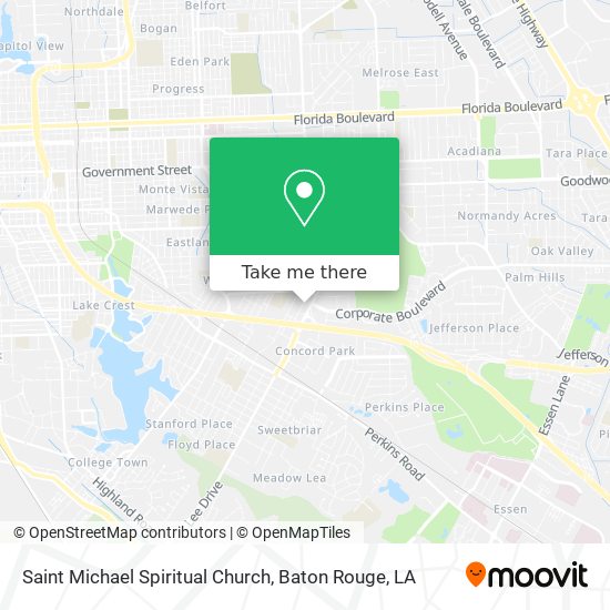 Mapa de Saint Michael Spiritual Church