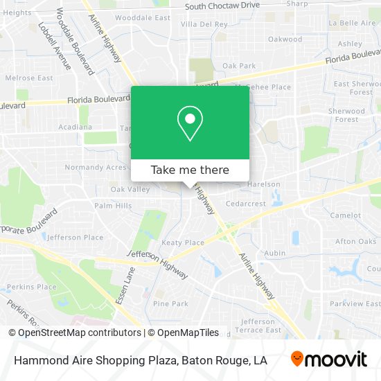 Hammond Aire Shopping Plaza map