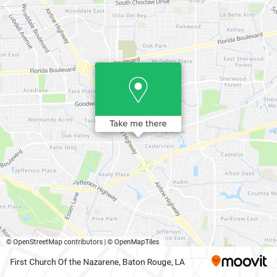 Mapa de First Church Of the Nazarene