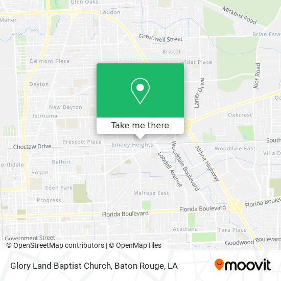 Glory Land Baptist Church map