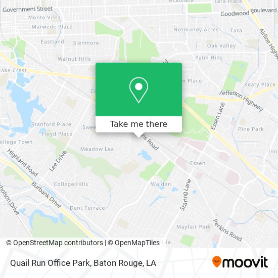 Mapa de Quail Run Office Park