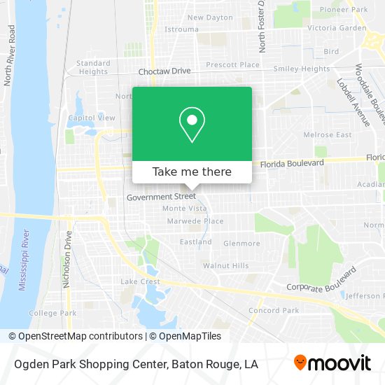 Mapa de Ogden Park Shopping Center