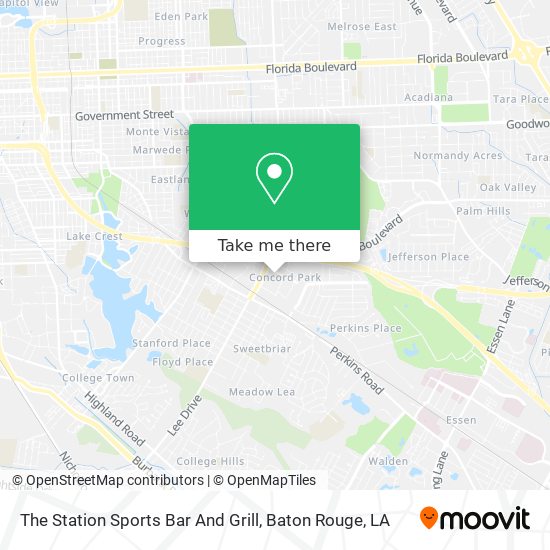 The Station Sports Bar And Grill map