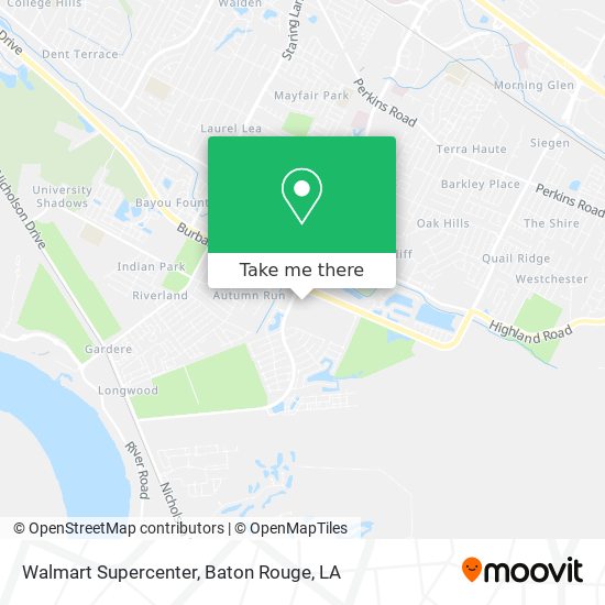 Mapa de Walmart Supercenter