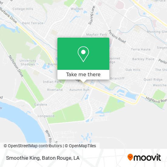 Mapa de Smoothie King