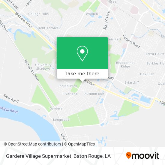 Gardere Village Supermarket map
