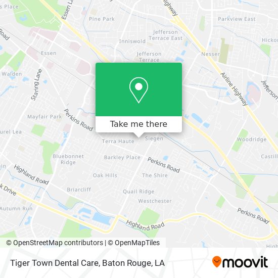 Tiger Town Dental Care map