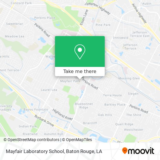 Mapa de Mayfair Laboratory School