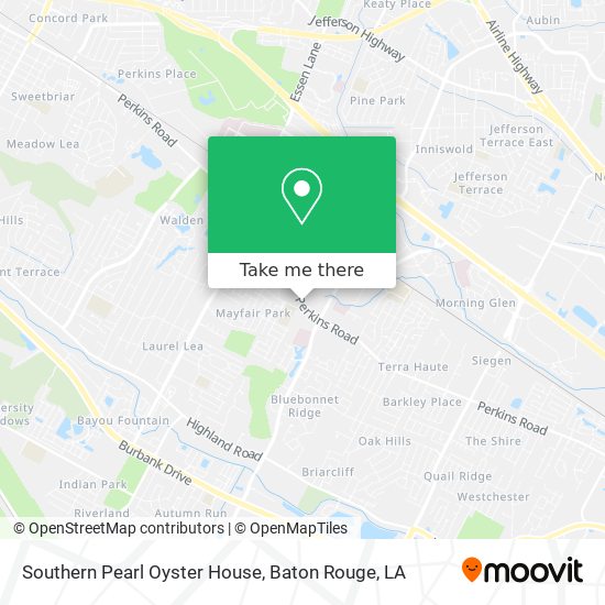 Mapa de Southern Pearl Oyster House