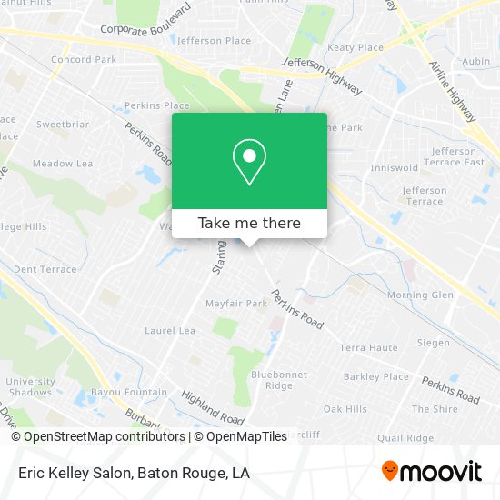 Eric Kelley Salon map
